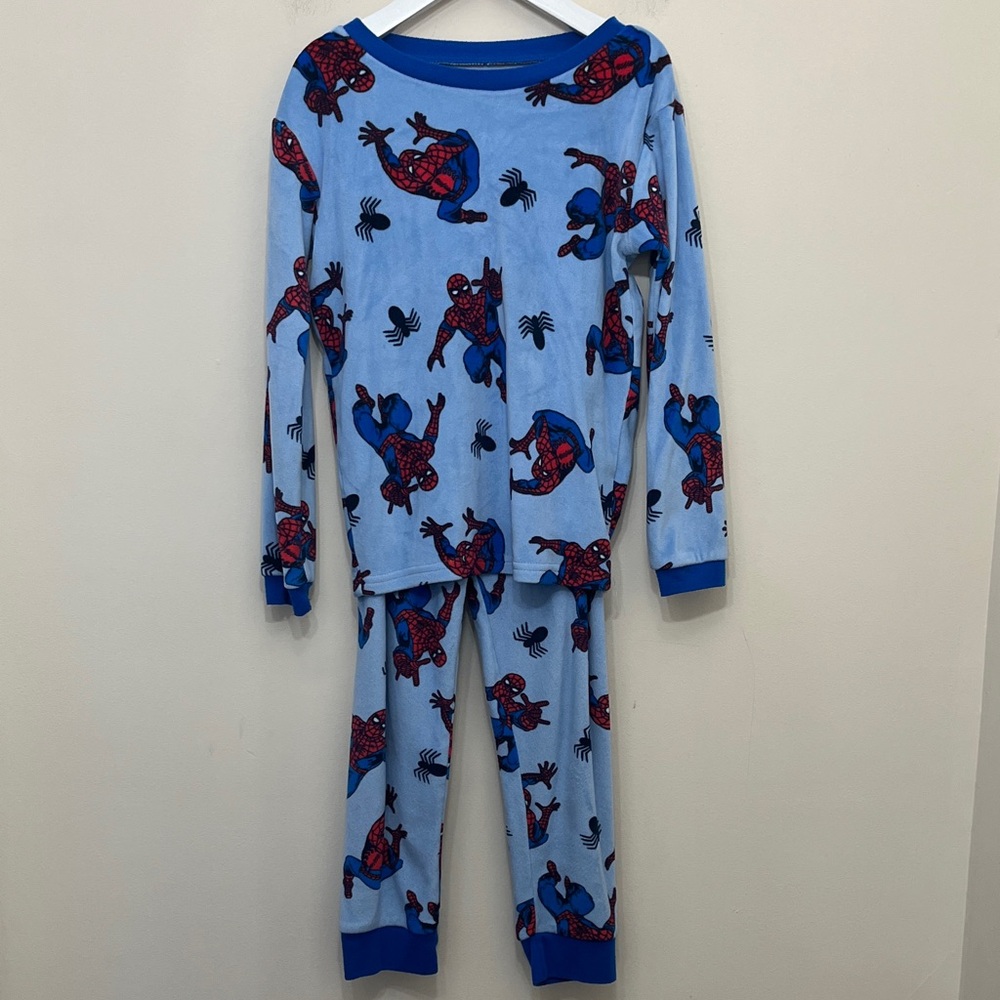 Marvel Blue Spider-Man Kids Pajama Set Size 8
